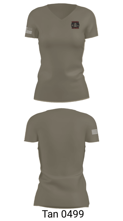 24-922 62354355 Women's Short Sleeve V-neck Shirt - 68