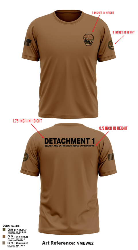 Short Sleeve Performance Shirt, Detachment 1, Air Force, Teamtime, Team time, sublimation, custom sports apparel, team uniforms, spirit wear, spiritwear, sports uniforms, custom shirts, team store, custom team store, fundraiser sports, apparel fundraiser