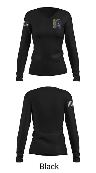 Womens Long Sleeve Vneck Shirt 1, Stafford High School Basketball, Women's Basketball, Teamtime, Team time, sublimation, custom sports apparel, team uniforms, spirit wear, spiritwear, sports uniforms, custom shirts, team store, custom team store, fundraiser sports, apparel fundraiser