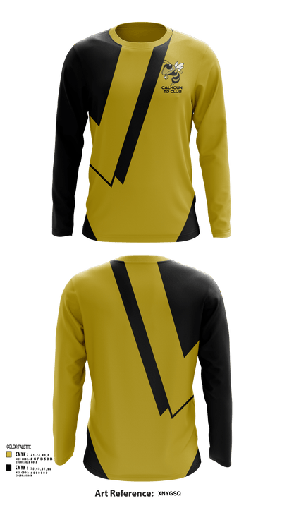 Calhoun TD Club 1471898 Long Sleeve Performance Shirt - 123