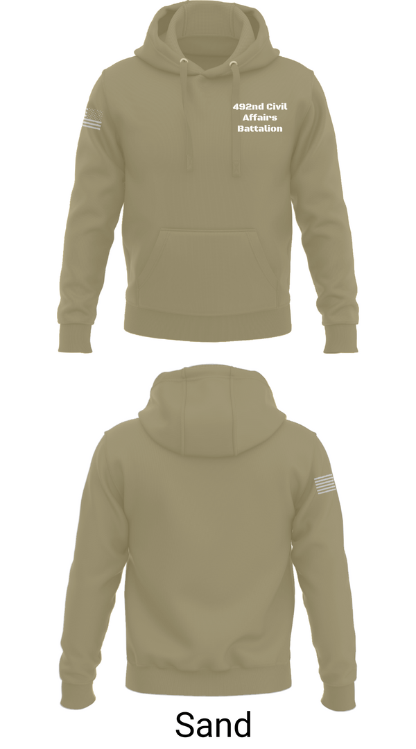 Hoodie, 492nd Civil Affairs Battalion, Army, Teamtime, Team time, sublimation, custom sports apparel, team uniforms, spirit wear, spiritwear, sports uniforms, custom shirts, team store, custom team store, fundraiser sports, apparel fundraiser