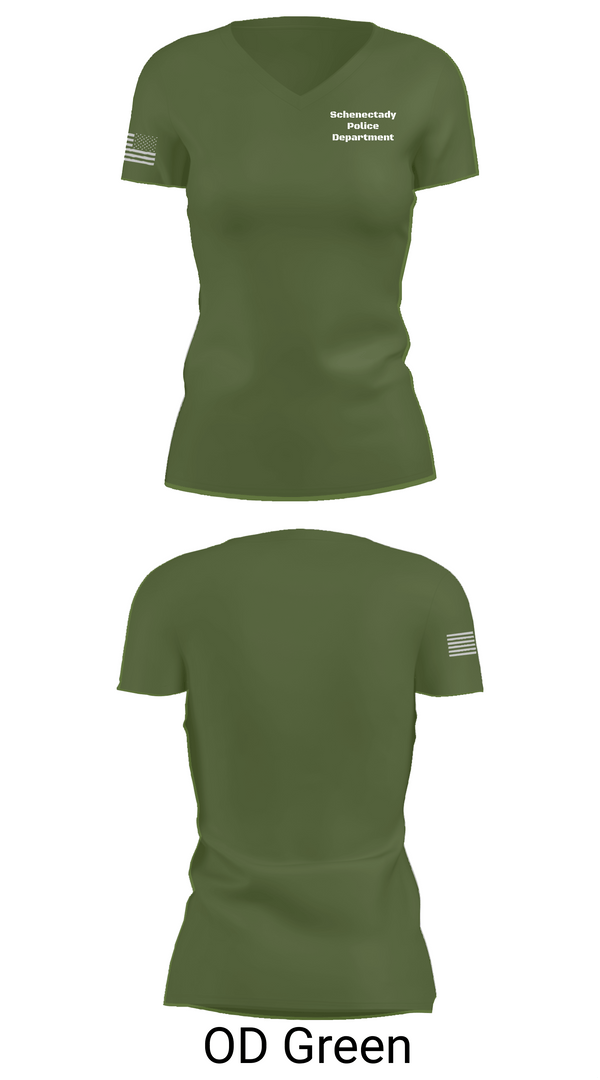 Womens Short Sleeve Vneck Shirt, Schenectady Police Department, Police, Teamtime, Team time, sublimation, custom sports apparel, team uniforms, spirit wear, spiritwear, sports uniforms, custom shirts, team store, custom team store, fundraiser sports, apparel fundraiser