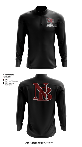 Quarter Zip Jacket, New Brockton High School Basketball, Men's Basketball, Teamtime, Team time, sublimation, custom sports apparel, team uniforms, spirit wear, spiritwear, sports uniforms, custom shirts, team store, custom team store, fundraiser sports, apparel fundraiser