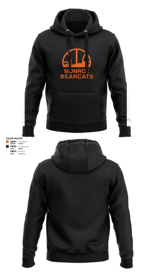 Hoodie, Monroe High School Basketball, Women's Basketball, Teamtime, Team time, sublimation, custom sports apparel, team uniforms, spirit wear, spiritwear, sports uniforms, custom shirts, team store, custom team store, fundraiser sports, apparel fundraiser