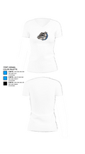 Durham School of the Arts Bulldogs Basketball 50674926 Women's Short Sleeve V-neck Shirt - 18