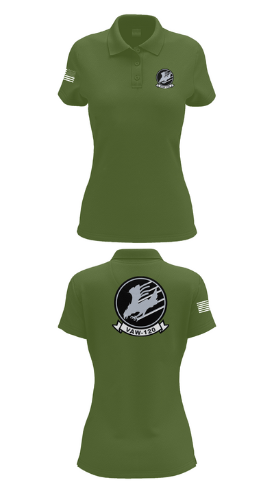 VAW-120 7271813 Women's Short Sleeve Performance Polo  - 52