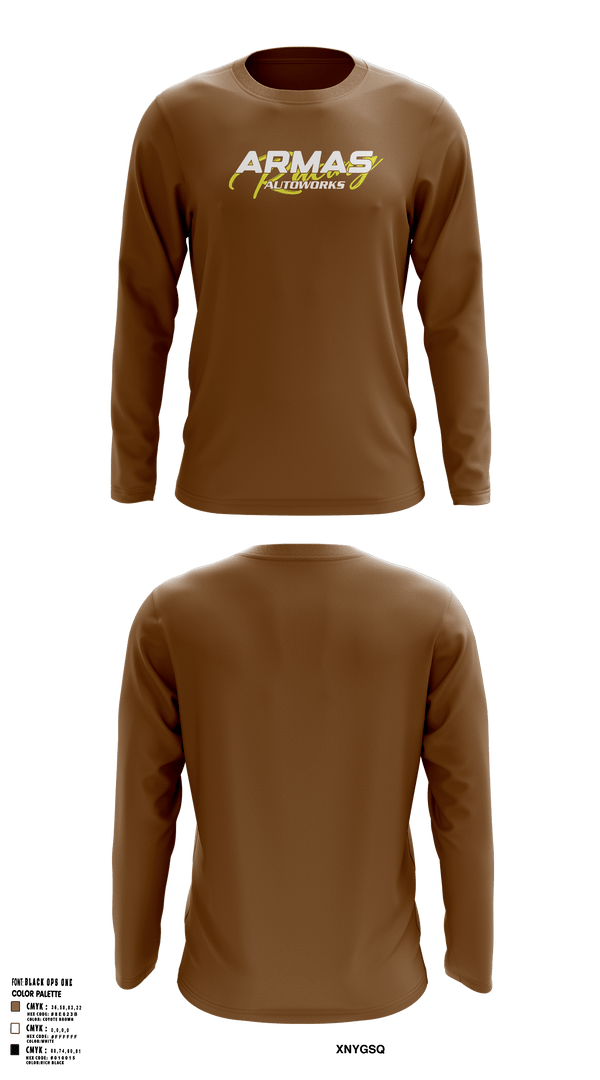Long Sleeve Performance Shirt, Armas Autoworks, , Teamtime, Team time, sublimation, custom sports apparel, team uniforms, spirit wear, spiritwear, sports uniforms, custom shirts, team store, custom team store, fundraiser sports, apparel fundraiser