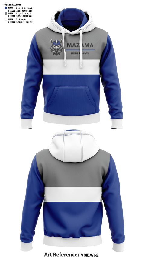 Hoodie, Mazama High School Golf, Golf, Teamtime, Team time, sublimation, custom sports apparel, team uniforms, spirit wear, spiritwear, sports uniforms, custom shirts, team store, custom team store, fundraiser sports, apparel fundraiser
