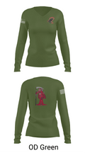 A Co. 152 BEB 67223889 Women's Long Sleeve V-neck Shirt - 57