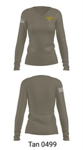 Physical Therapy 63669190 Women's Long Sleeve V-neck Shirt - 77
