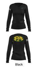 Pillow Academy (Middle School) Cheer 2978270 Women's Long Sleeve V-neck Shirt - 35