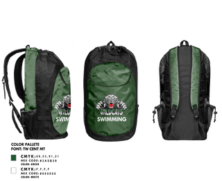 Gear Bag, Alpena High School Swimming, Swimming, Teamtime, Team time, sublimation, custom sports apparel, team uniforms, spirit wear, spiritwear, sports uniforms, custom shirts, team store, custom team store, fundraiser sports, apparel fundraiser