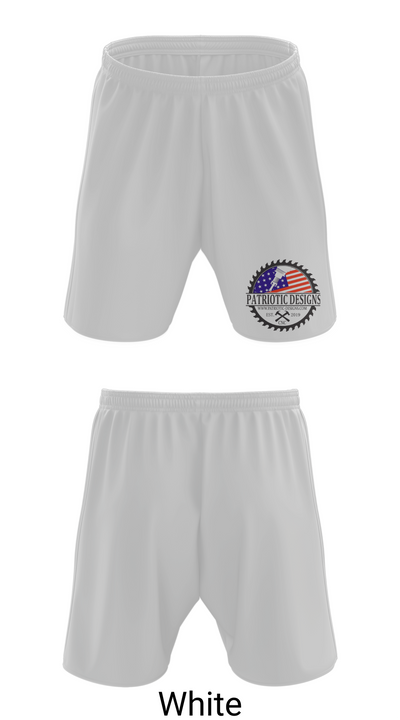 Patriotic Designs & CNC 16336265 Athletic Shorts With Pockets - 1