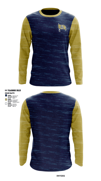 Perrin-Whitt High School Football 10759403 Long Sleeve Performance Shirt - 3