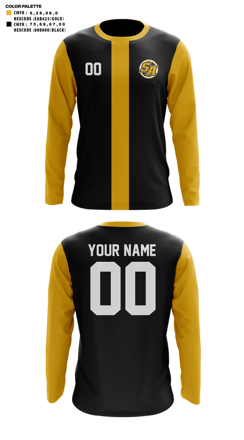 Long Sleeve Performance Shirt, Saint Anthony's High School Soccer, Women's Soccer, Teamtime, Team time, sublimation, custom sports apparel, team uniforms, spirit wear, spiritwear, sports uniforms, custom shirts, team store, custom team store, fundraiser sports, apparel fundraiser