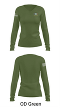 250th Military Intelligence Battalion 60521308 Women's Long Sleeve V-neck Shirt - 54