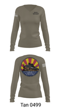 WAATS 15T10 CLASS 25-001 61882082 Women's Long Sleeve V-neck Shirt - 77