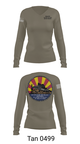 Womens Long Sleeve Vneck Shirt, WAATS 15T10 CLASS 25-001, , Teamtime, Team time, sublimation, custom sports apparel, team uniforms, spirit wear, spiritwear, sports uniforms, custom shirts, team store, custom team store, fundraiser sports, apparel fundraiser