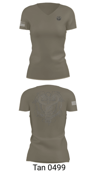 Women's Short Sleeve Vneck Shirt, EMF CP DET SAC, Navy, Teamtime, Team time, sublimation, custom sports apparel, team uniforms, spirit wear, spiritwear, sports uniforms, custom shirts, team store, custom team store, fundraiser sports, apparel fundraiser
