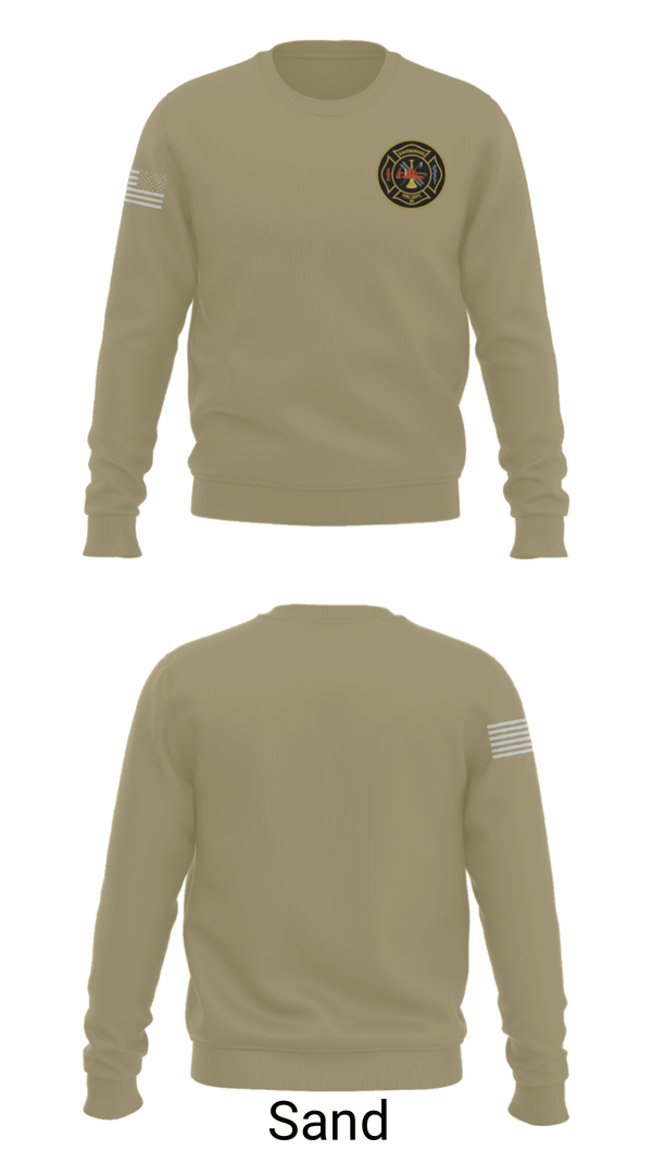 Crew Neck Sweatshirt, Ravenswood Volunteer Fire Department, , Teamtime, Team time, sublimation, custom sports apparel, team uniforms, spirit wear, spiritwear, sports uniforms, custom shirts, team store, custom team store, fundraiser sports, apparel fundraiser