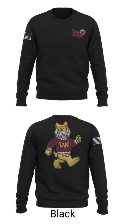 Lowpoint-Washburn Junior High School Softball 9151632 Crew Neck Sweatshirt - 9
