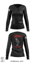 undefined Women's Long Sleeve V-neck Shirt - 119