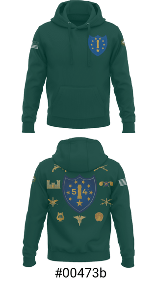 Hoodie, 54th Troop Command, National Guard, Teamtime, Team time, sublimation, custom sports apparel, team uniforms, spirit wear, spiritwear, sports uniforms, custom shirts, team store, custom team store, fundraiser sports, apparel fundraiser