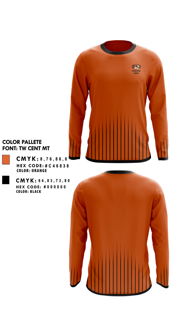 Long Sleeve Performance Shirt, Sterling High School Golf, Golf, Teamtime, Team time, sublimation, custom sports apparel, team uniforms, spirit wear, spiritwear, sports uniforms, custom shirts, team store, custom team store, fundraiser sports, apparel fundraiser