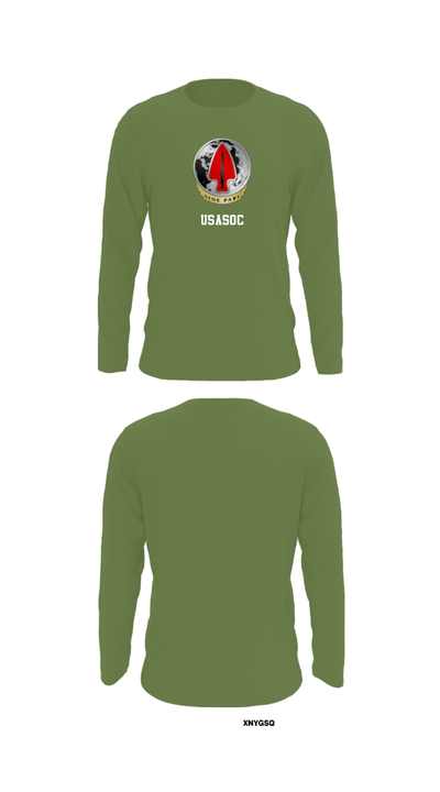 Usasoc 85355509 Long Sleeve Performance Shirt - 52