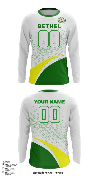 Bethel High School Volleyball 63964443 Long Sleeve Performance Shirt - 144