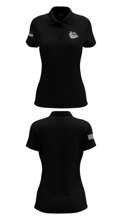 Pleasanton Elementary School Cheer 69415211 Women's Short Sleeve Performance Polo  - 16