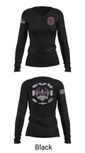 22nd OSS 19012773 Women's Long Sleeve V-neck Shirt - 37