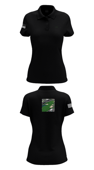 Womens Short Sleeve Performance Polo, Back 9 Society, Golf, Teamtime, Team time, sublimation, custom sports apparel, team uniforms, spirit wear, spiritwear, sports uniforms, custom shirts, team store, custom team store, fundraiser sports, apparel fundraiser