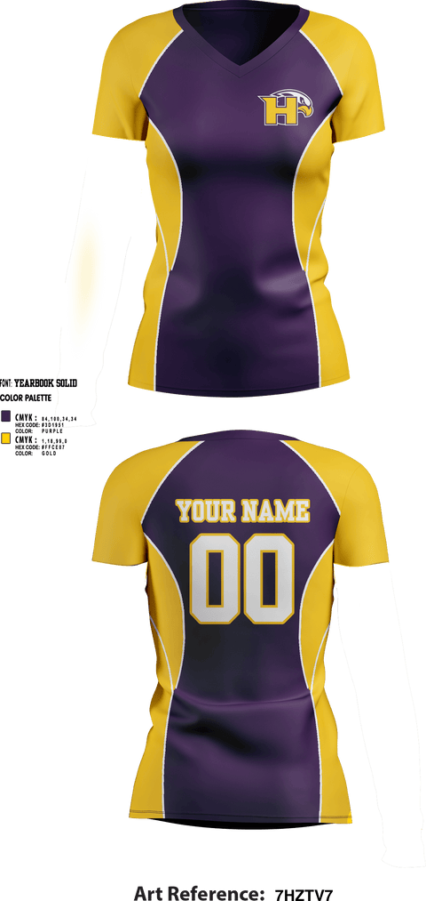 Womens Short Sleeve Vneck Shirt, Hanford High School Volleyball, Women's Volleyball, Teamtime, Team time, sublimation, custom sports apparel, team uniforms, spirit wear, spiritwear, sports uniforms, custom shirts, team store, custom team store, fundraiser sports, apparel fundraiser