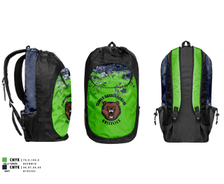 Gear Bag, Clover Garden School Grizzlies, Spirit Store, Teamtime, Team time, sublimation, custom sports apparel, team uniforms, spirit wear, spiritwear, sports uniforms, custom shirts, team store, custom team store, fundraiser sports, apparel fundraiser