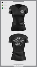 Gang Unit 10154965 Women's Short Sleeve V-neck Shirt - 1