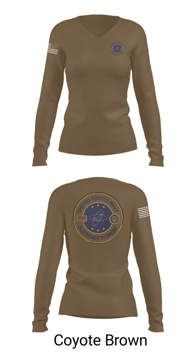 USS AMERICA LHA6 62231282 Women's Long Sleeve V-neck Shirt - 16