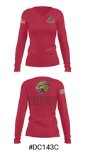 University-Purdue University Track 77238438 Women's Long Sleeve V-neck Shirt - 20