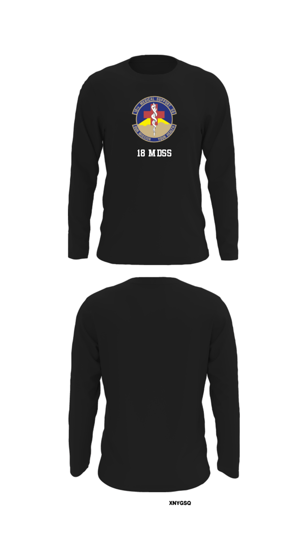 Long Sleeve Performance Shirt, 18 MDSS, Air Force, Teamtime, Team time, sublimation, custom sports apparel, team uniforms, spirit wear, spiritwear, sports uniforms, custom shirts, team store, custom team store, fundraiser sports, apparel fundraiser