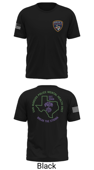 SMPD Mental Health Unit 50608252 Short Sleeve Performance Shirt - 22