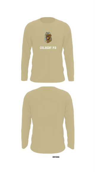 Long Sleeve Performance Shirt, Colbert PD, Police, Teamtime, Team time, sublimation, custom sports apparel, team uniforms, spirit wear, spiritwear, sports uniforms, custom shirts, team store, custom team store, fundraiser sports, apparel fundraiser