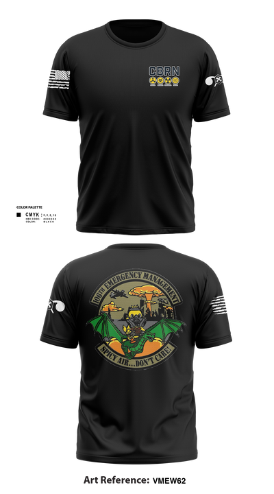 106 Emergency Management 35910361 Old School Cotton Feel Shirt - 122