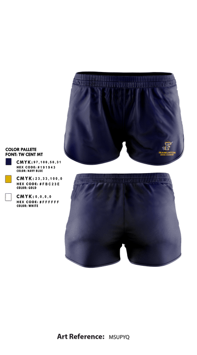 Franklinton High School Cross Country 89714710 Women's Shorts - 1