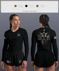 TRF 911 66573604 Women's Long Sleeve V-neck Shirt - 22