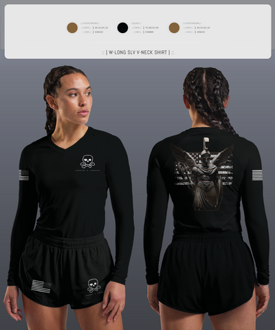 TRF 911 66573604 Women's Long Sleeve V-neck Shirt - 22