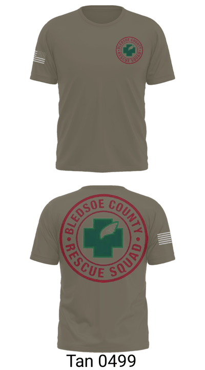 Bledsoe County Rescue Squad 83913637 Short Sleeve Performance Shirt - 76