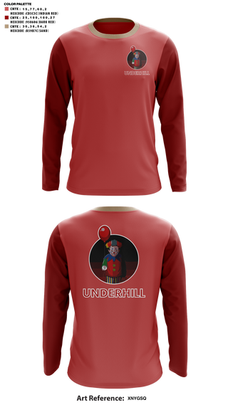 Long Sleeve Performance Shirt, Underhill, Baseball, Teamtime, Team time, sublimation, custom sports apparel, team uniforms, spirit wear, spiritwear, sports uniforms, custom shirts, team store, custom team store, fundraiser sports, apparel fundraiser