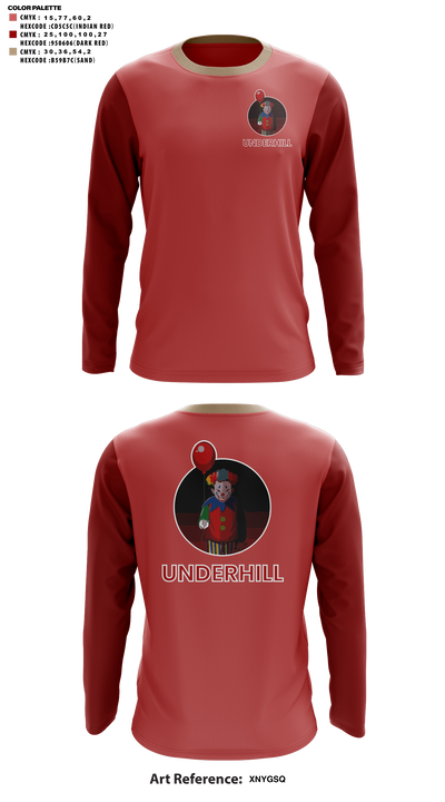Underhill 69476251 Long Sleeve Performance Shirt 41