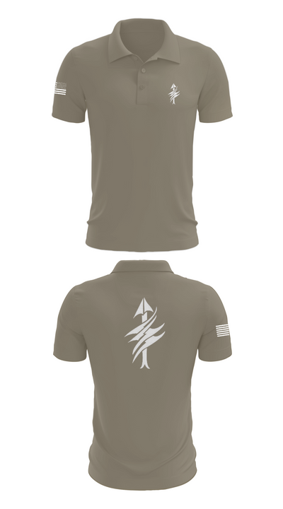 3rd Battalion 2nd Marines Scout Sniper Platoon 1879947 Short Sleeve Performance Polo - 67
