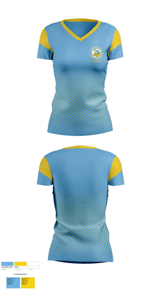 Womens Short Sleeve Vneck Shirt, River Valley Middle School Cross Country, Cross Country, Teamtime, Team time, sublimation, custom sports apparel, team uniforms, spirit wear, spiritwear, sports uniforms, custom shirts, team store, custom team store, fundraiser sports, apparel fundraiser